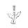 MOISS stříbrný přívěsek ANDĚL