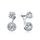 MOISS stříbrné náušnice