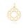 MOISS přívěsek ze žlutého zlata
