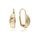 MOISS náušnice ze žlutého zlata BICOLOR