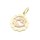 Zlatý 585/1000 přívěsek ze žlutého a růžového zlata zvěrokruh Ryby