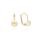 MOISS náušnice ze žlutého zlata BICOLOR
