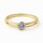 Zlatý prsten se zirkonem