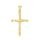 MOISS stříbrný přívěsek KŘÍŽ GOLD
