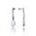 MOISS stříbrné náušnice OPÁL