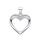 MOISS stříbrný přívěsek SRDCE