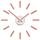 Designové nalepovací hodiny Future Time FT9400RD Modular red 40cm