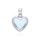 MOISS opálový stříbrný přívěsek SRDCE