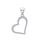 MOISS stříbrný přívěsek SRDCE