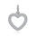 MOISS stříbrný přívěsek SRDCE
