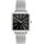MINET MWL5117 Stříbrno-černé dámské hodinky OXFORD SILVER BLACK MESH