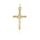 MOISS přívěsek ze žlutého zlata KŘÍŽ
