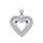 MOISS stříbrný přívěsek SRDCE