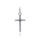 MOISS přívěsek z bílého zlata KŘÍŽ
