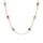 Stříbrný zlacený náhrdelník Victoria Cruz A3068-MDG