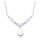 MINET Decetní stříbrný propletený náhrdelník