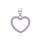 MOISS stříbrný přívěsek SRDCE