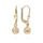 MOISS náušnice ze žlutého zlata