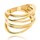 MINET Moderní zlatý prsten Au 585/1000 vel. 59 - 4,40g