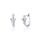 Náušnice JVD stříbrné