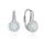 MOISS stříbrné náušnice OPÁL