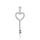 MOISS stříbrný přívěsek KLÍČ