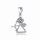 MOISS stříbrný přívěsek ANDĚL