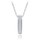 MINET Stříbrný náhrdelník se zirkonem