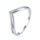 MINET Elegantní stříbrný 925/1000 prsten s bílým zirkonem JMAS0362SR