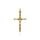 MOISS přívěsek ze žlutého zlata KŘÍŽEK