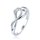 MINET Elegantní stříbrný 925/1000 prsten s bílým zirkonem JMAS0351SR