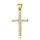 MOISS stříbrný přívěsek GOLD KŘÍŽ