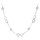 MINET Stříbrný náhrdelník nekonečno s bílými zirkony
