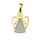 Zlatý 585/1000 přívěsek anděl 30124