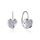 MOISS stříbrné náušnice SRDCE
