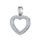 MOISS stříbrný přívěsek SRDCE