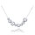 MINET Elegantní stříbrný náhrdelník s kuličkami