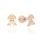 MOISS náušnice z růžového zlata ŠTĚNĚ
