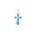 MOISS opálový stříbrný přívěsek KŘÍŽEK