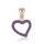 MOISS stříbrný přívěsek SRDCE ROSE