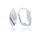 MOISS náušnice z bílého zlata