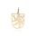 MOISS přívěsek ze žlutého zlata ČESKÝ LEV