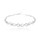 MINET Stříbrný náramek NEKONEČNO