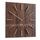 Designové nástěnné hodiny Future Time FT1010WE Square dark natural brown 40cm