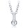 MINET Elegantní stříbrný náhrdelník se zirkonem