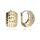MOISS náušnice ze žlutého zlata