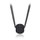 MINET Elegantní černě rhodiovaný stříbrný náhrdelník se zirkonem