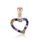 MOISS stříbrný přívěsek SRDCE ROSE