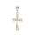 MOISS stříbrný přívěsek KŘÍŽ BICOLOR GOLD
