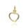 MOISS přívěsek ze žlutého zlata SRDCE